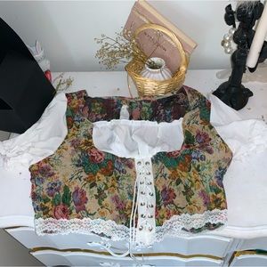 Renaissance blouse corset